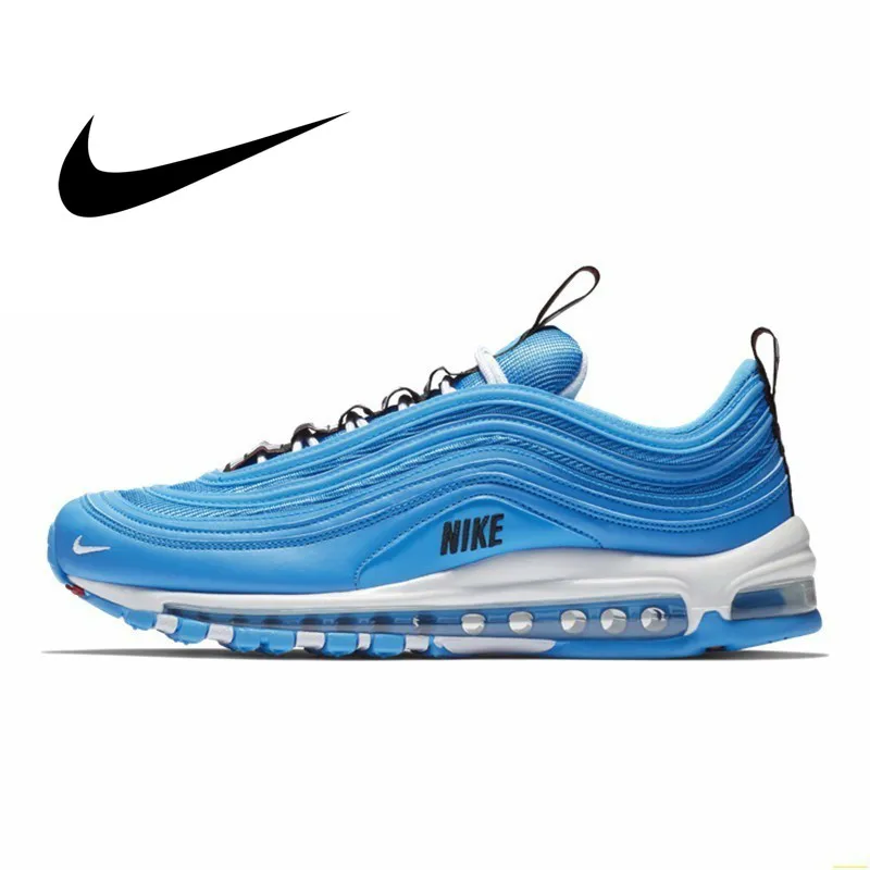 

Original Authentic New Nike Air Max 97 Premium Men's Running Shoes Shock Absorbing Lightweight Sports Outdoor Sneakers312834-401