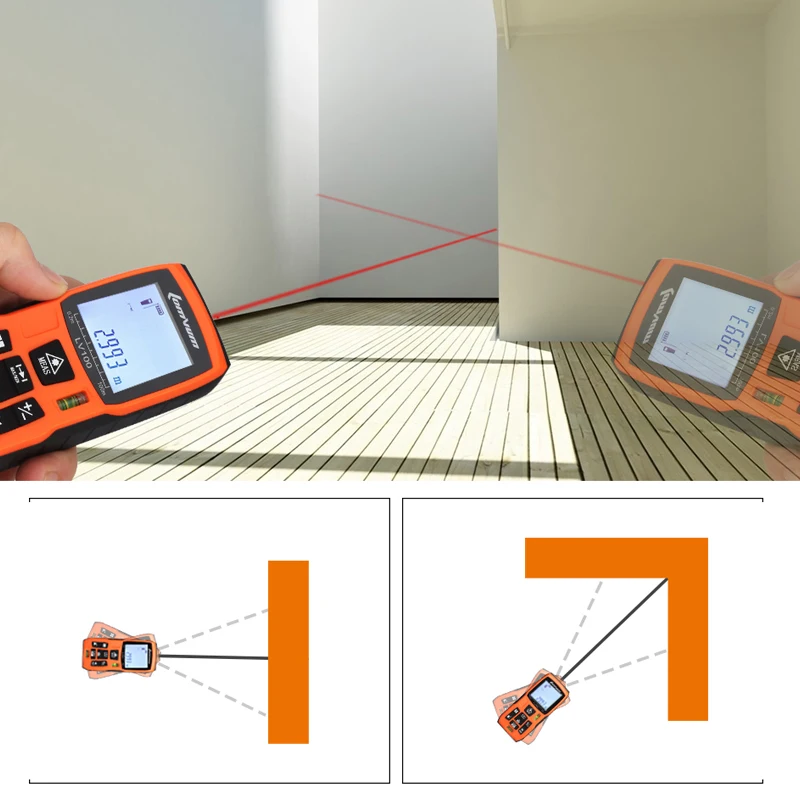 Lomvum trena рулеткой medidor Лазерная линейка Дальномеры цифровой измеритель расстояния 100 м Измеритель дальномер Lazer metreler