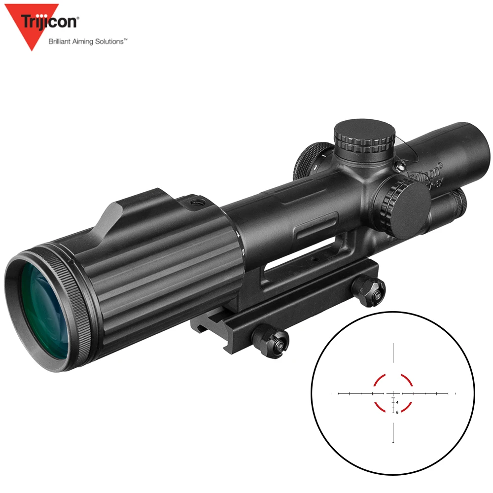 

ACOG 1-6X24 Cross Concentric Rifle Hunting Riflescope Tactical Optical Sight Illuminated R&G Rifle Sniper Scope