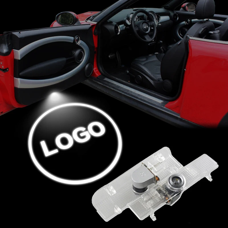 2 PCS LED Car Light LOGO Laser Bulb Auto Door Light for NISSAN