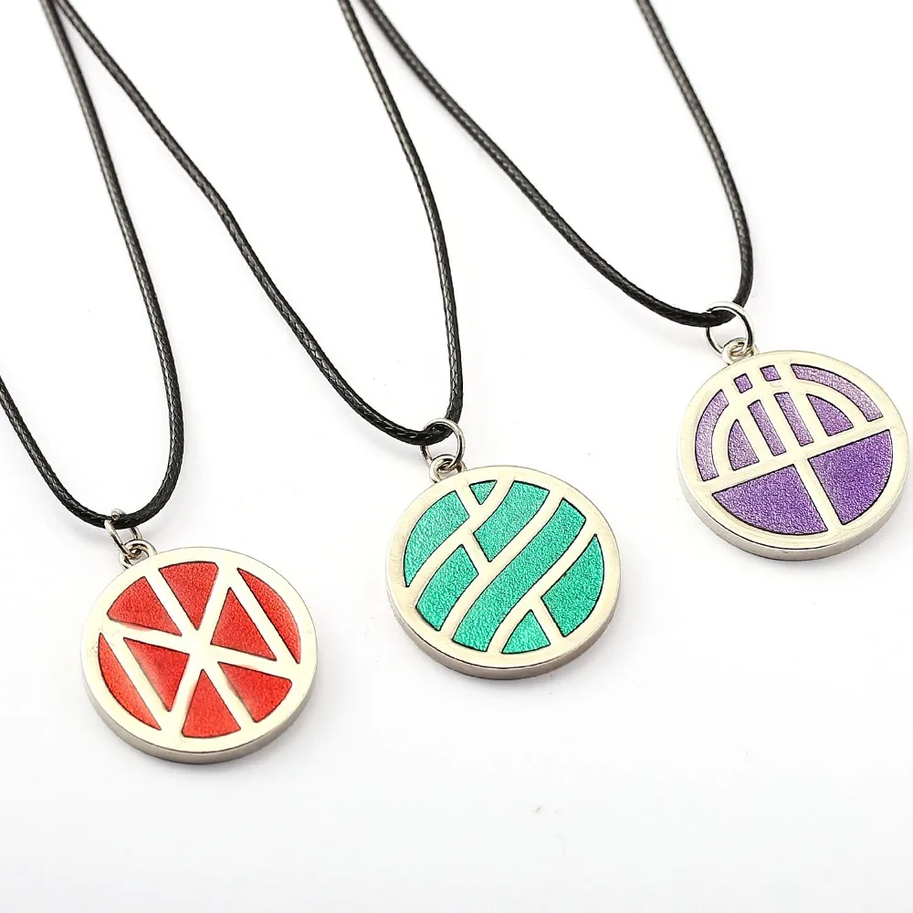 

NARUTO Choker Necklace Ino-Shika-Cho Pendant Men Women Gift Anime Jewelry Accessories YS11554