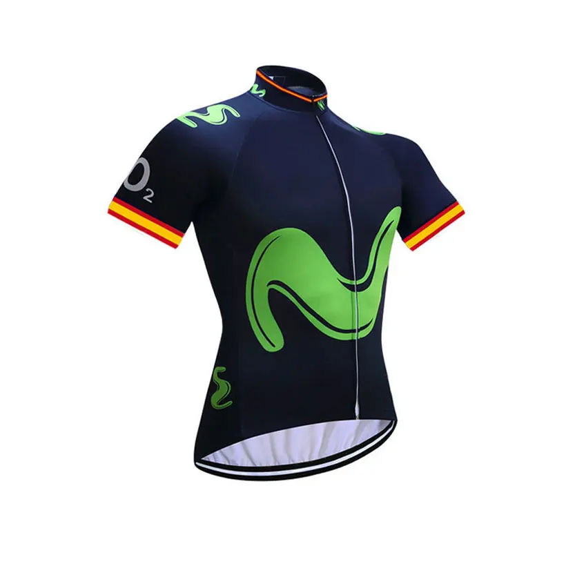 10 цветов MOVISTAR велосипедная команда Джерси Ropa Ciclismo мужская летняя быстросохнущая профессиональная велосипедная одежда для мужчин велосипедная Одежда для верховой езды - Color: blue-jersey-1