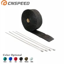 CNSPEED " x 10 м тепловой обертывание, деформация, выхлопная труба деформация, выхлопная изоляционная деформация+ 4 шт. стяжки YC100459