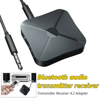 

2 IN 1 Bluetooth 4.2 Receiver and Transmitter Bluetooth Wireless Adapter Audio With 3.5mm AUX Audio For Home TV MP3 PC