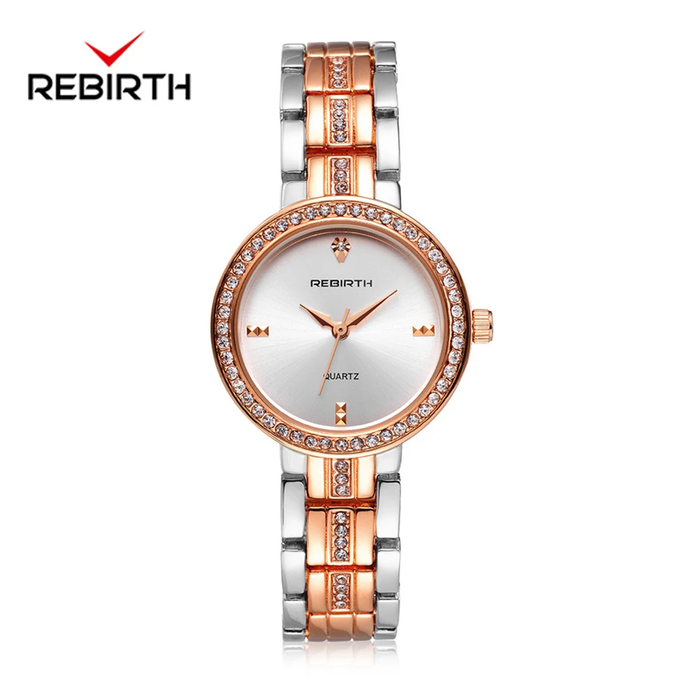 

2017 Brand Fashion Women Watches High Quality Stainless Steel Quartz Watch Female Rhinestone Wristwatches Gold Lady Dress Watch