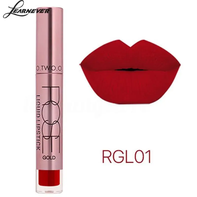 O.TWO.O 12 Colors Waterproof Matte Lipstick Lip Gloss Makeup Proof Tattoo Long Lasting Pigment | Красота и здоровье