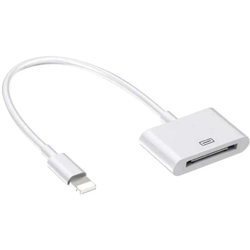 

30 pin to 8 pin Adapter Converter for iPhone Synchronization and Charger Not Support Audio Video Output Adapter for iphone