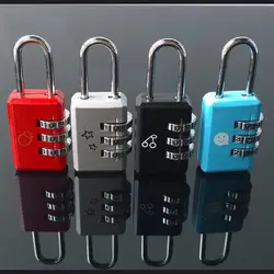 Значение анти-вор замка паролем для дорожная сумка рюкзак сумка 3 цифры Комбинации замка разные цвета