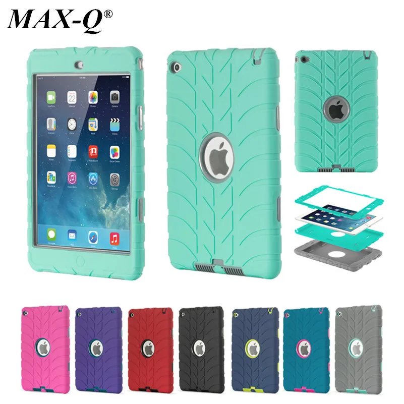 

For Apple iPad Mini 4 Case Kids Shockproof Military Grade Heavy Duty Full Rugged Silicone Hard Case Cover