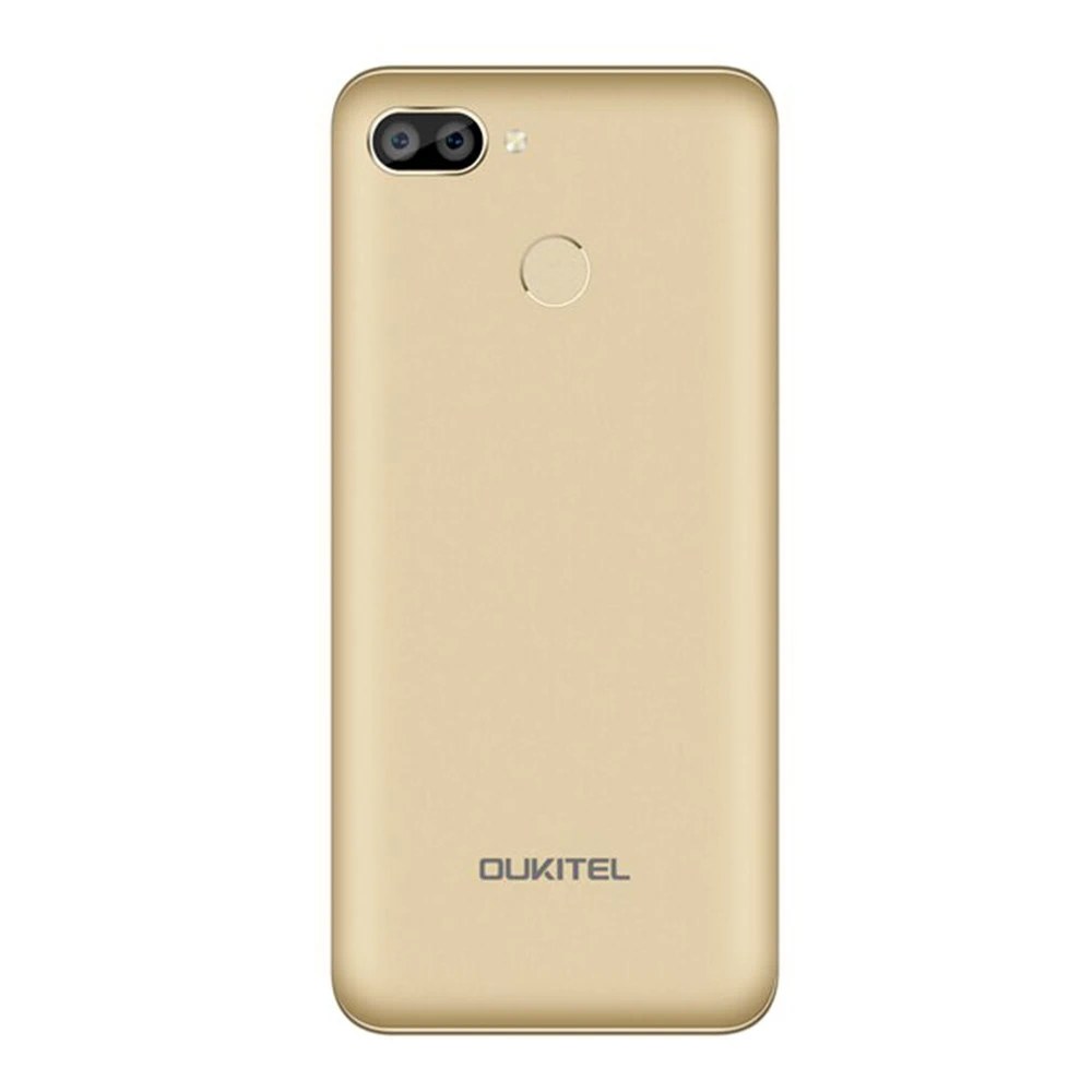Golden OUKITEL C11 Pro 4G Smartphone 5.5 inch 18:9 Android 8.1 Quad Core 3GB RAM 16GB ROM Cell phones 3400mAh Mobile Phone