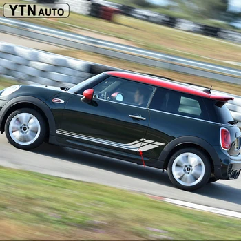 

Graphic Vinyl Car Decals Racing Side Body Golf Stripes Sports For John Cooper Works Hatch /The New MINI 3 Door/MINI Convertible
