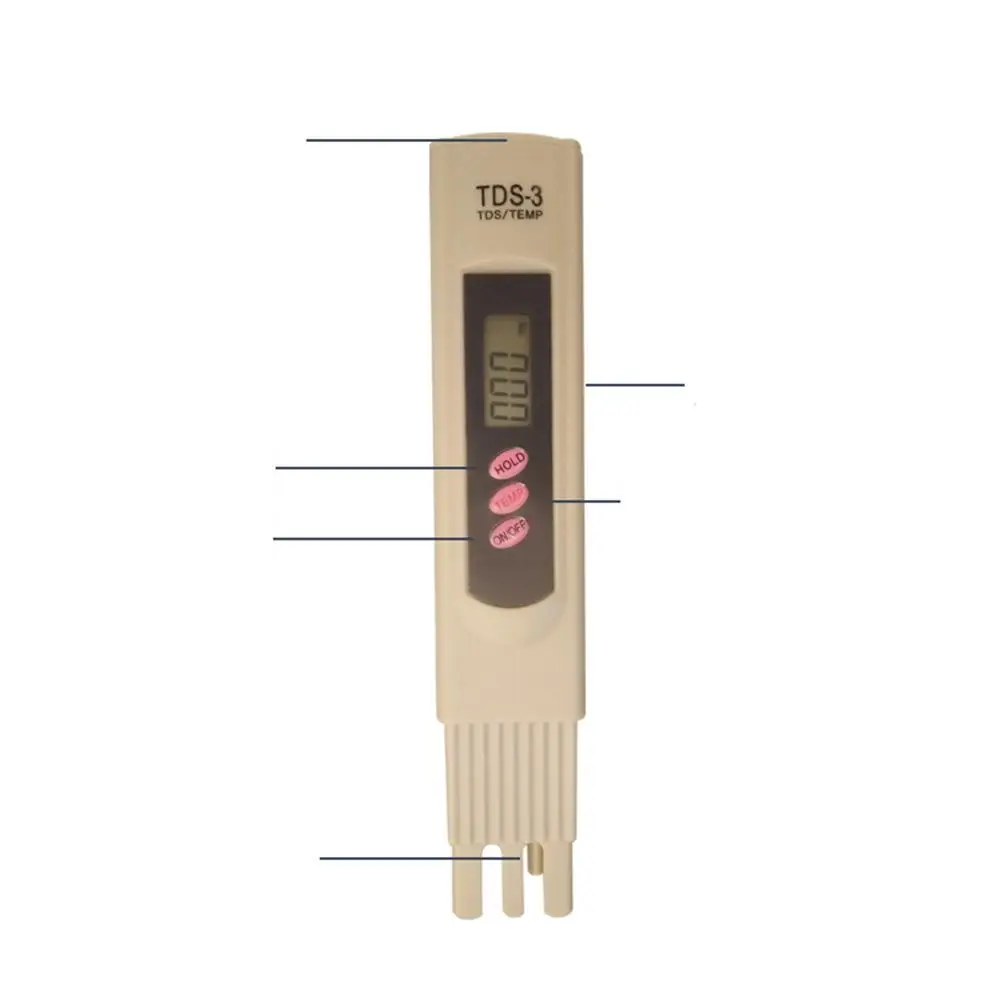 LanLan качество воды 0 9990ppm тестирование Многофункциональный цифровой LCD TDS тестер