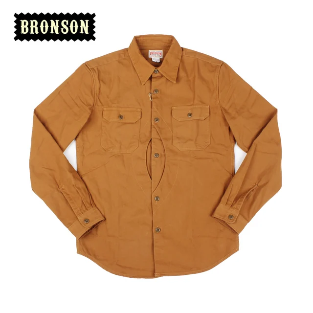 Read The Description Bronson 12oz Heavy Cotton Long Sleeve Game Pockets Workshirt Casual Shirt Slim Read The Description Bronson 12oz Heavy Cotton Long Sleeve Game Pockets Workshirt Casual Shirt Slim