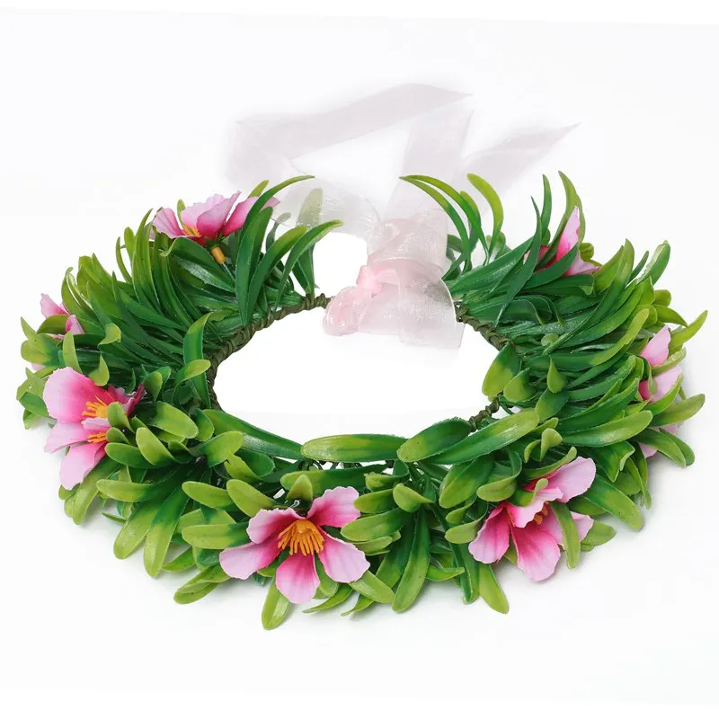 Moana Garland Only Комплект костюмов принцессы с necklace ем для маленьких девочек, Vaiana Adventure cosplay, нарядный наряд для костюмированной вечеринки, детская праздничная одежда - Цвет: Moana Garland Only