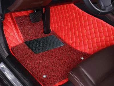 Custom fit автомобильные коврики для Land Rover Discovery 3/4 freelander 2 Sport диапазон Спорт Evoque 5D ковер лайнер - Название цвета: luxury red
