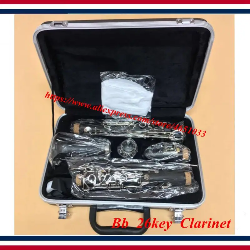 

Clarinet - Germany Stype clarinet Bb Key ebonite 26 KEYS - Clarinete - Klarnet