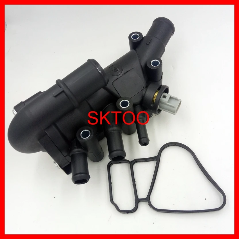 

New Thermostat Housing with sensor For Ford Fiesta2S6G8A586B1A/2S6G8A586D1B/2S6G8A586D1C/1146920/1149617