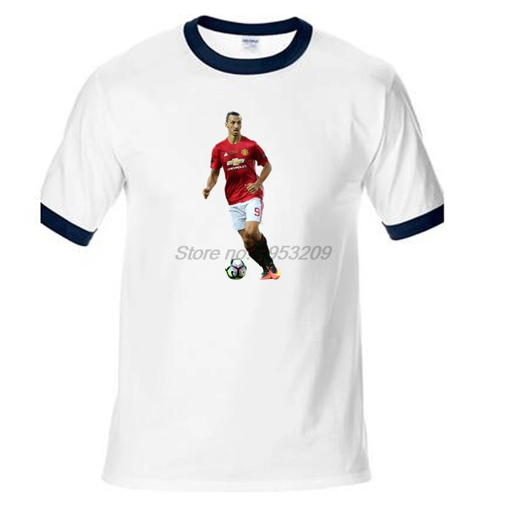 

Zlatan Ibrahimovic Mens cotton brand T Shirt Casual raglan Sleeve T-shirt man top tees