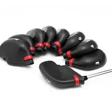 Лучший продавец 9 шт в партии резиновый материал гольф-клуб головной убор