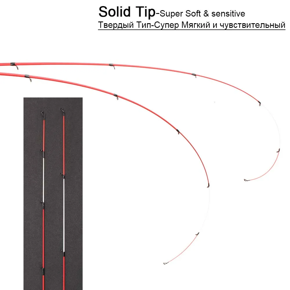 Высокое качество красный 1,98 м супер легкий спиннинг с твердым наконечником, быстрое действие, 3-22 г приманка вес Ul удочка