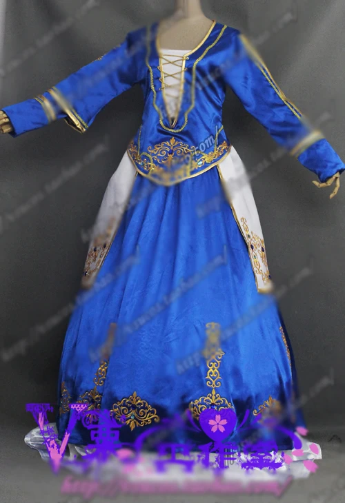 

LOL Queen Ashe Cosplay Costume Halloween Uniform Outfit Full Set Custom-made