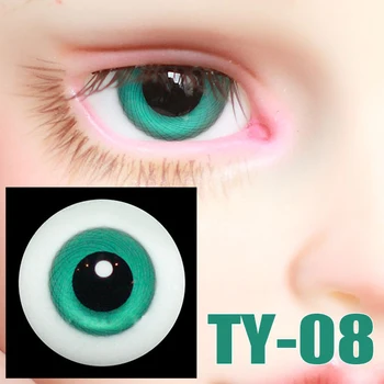 

BJD doll eyes 14mm 16mm glass eyes green black eyes for 1/3 1/4 1/6 BJD SD DD Uncle doll Hand-made glass doll eyes