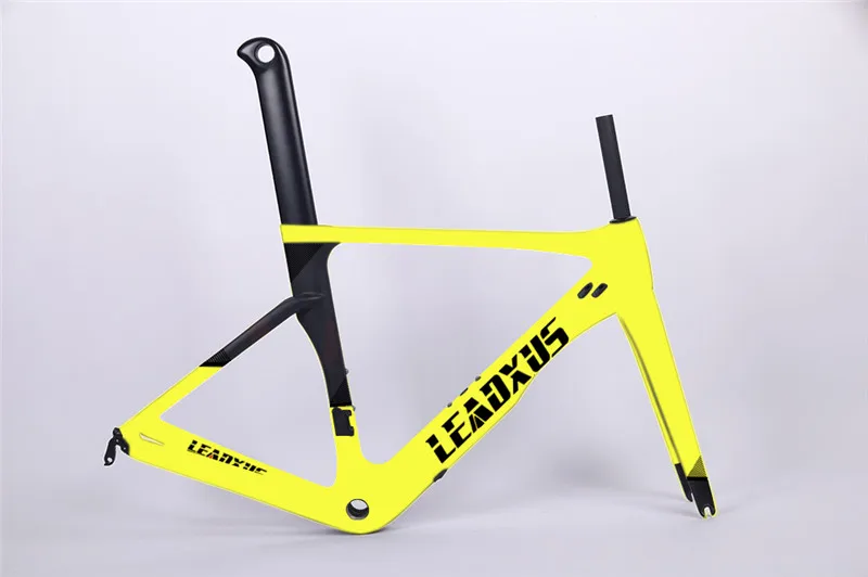 Clearance LEADXUS GAM180 Strong Aero Carbon Fiber Bicycle Frame Road Aero Bike Carbon Frame Many Colors Choice 35