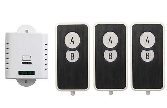 

85V 110V 120V 220V 250V 1CH RF Wireless Remote Control Switch System 3 transmitter and 1 receiver universal gate remote control