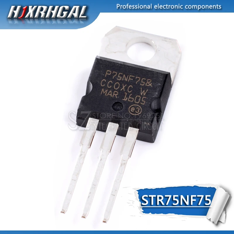 100 шт. STP75NF75-220 P75NF75 TO220 75NF75 Новый MOS полевой транзистор hjxrhgal | Электронные