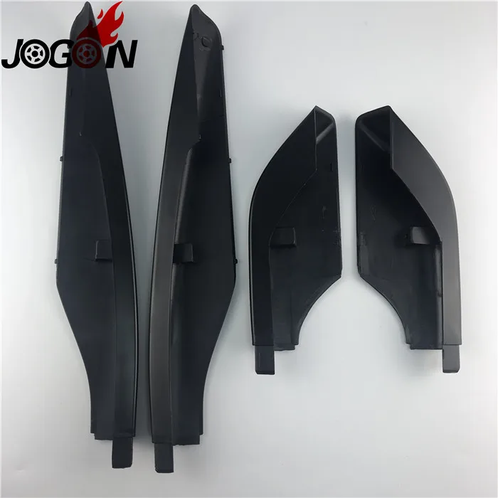 Accessories 4x Black ABS Roof Rack Rail End Protective Cover Shell For Mitsubishi Pajero Montero 1999-2017 Car styling