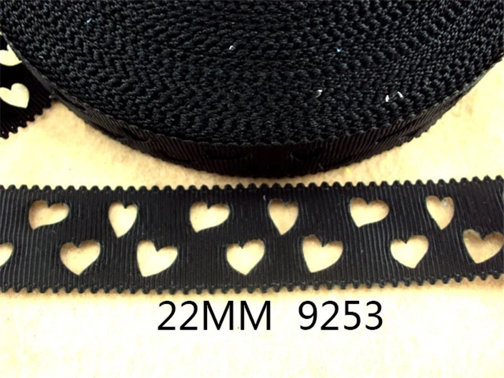 Лента с отверстием в форме сердца 10 ярдов 7/8 дюйма 22 мм|tooth ribbon|ribbon diygift wrap |