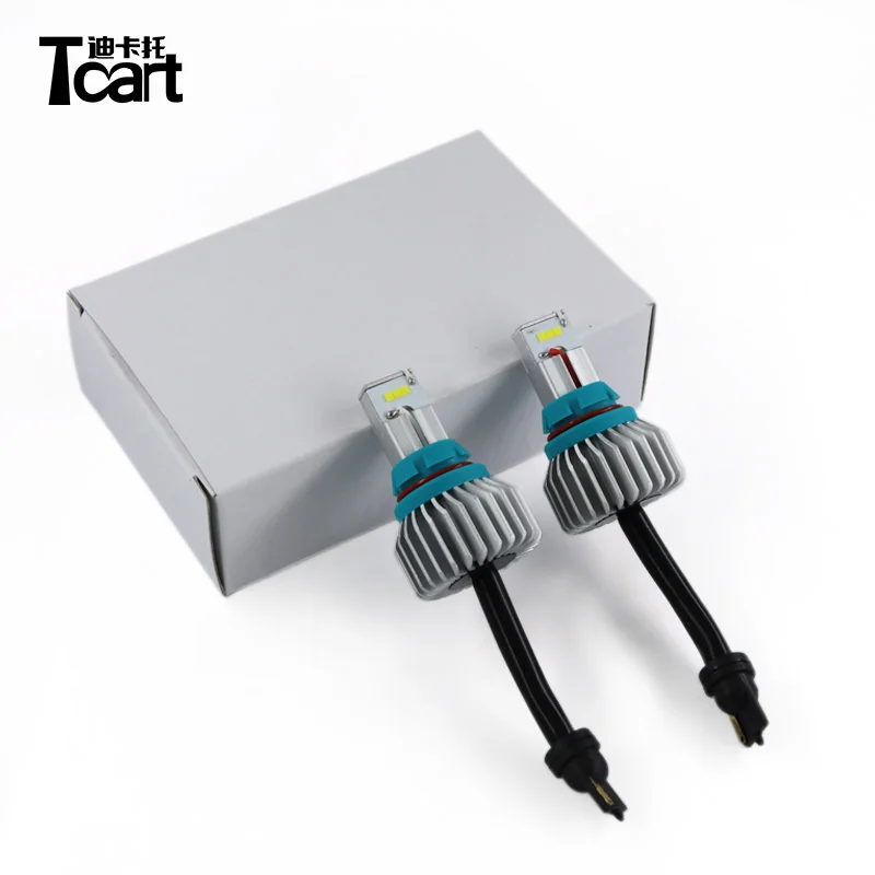 Tcart T20 WY21W 7440 12V белые автомобильные лампы заднего хода Canbus 7443 W21W 9SMD светодиодные