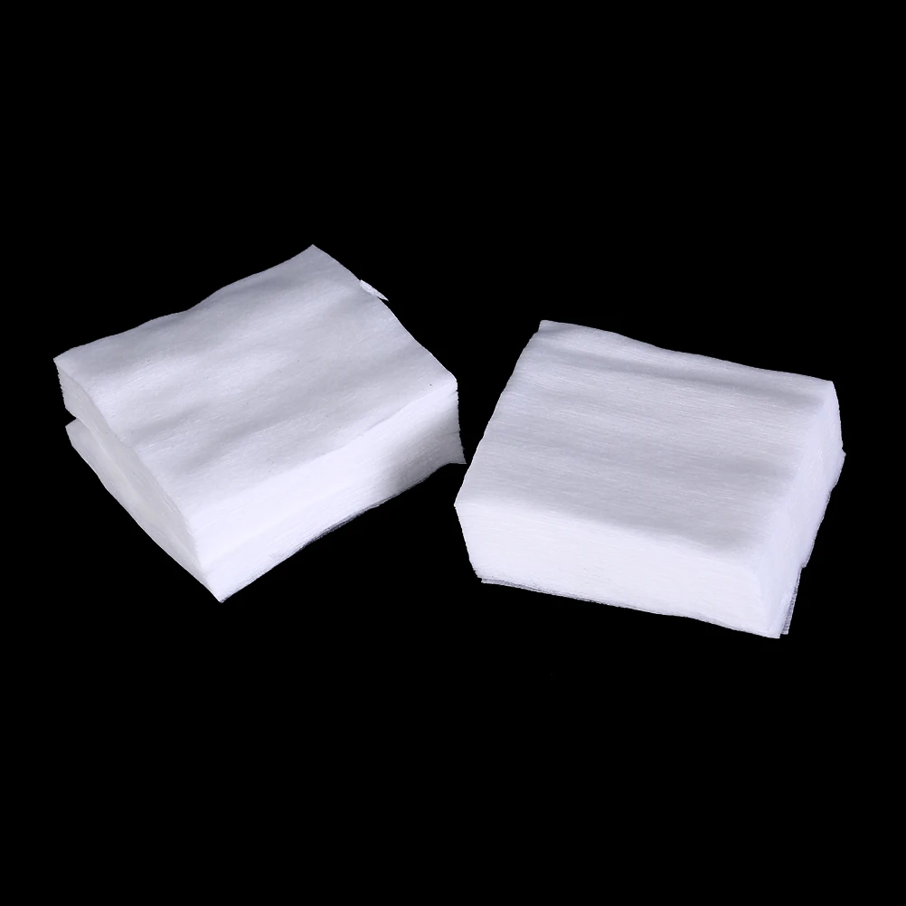 100 шт. мягкие хлопковые подушечки для ухода за кожей, очищающие салфетки для снятия макияжа, лаковые подушечки для ногтевого дизайна по-разному текстурированные поверхности