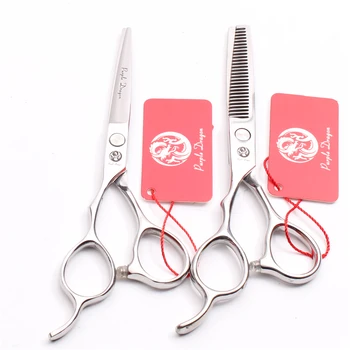 

Z8000 Left-Hand 6" Haircut Set Purple Dragon Hairdresser's Scissors Cutting Scissors Thinning Shears Professional Hair Scissors