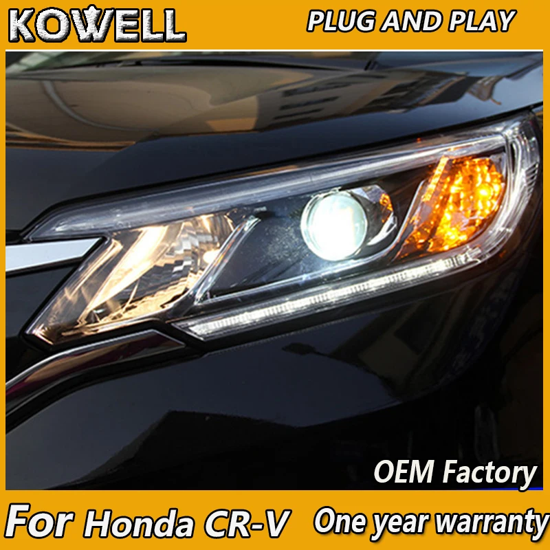 KOWELL Car Styling For Honda CR V CRV headlights 2015 2016 head lamp