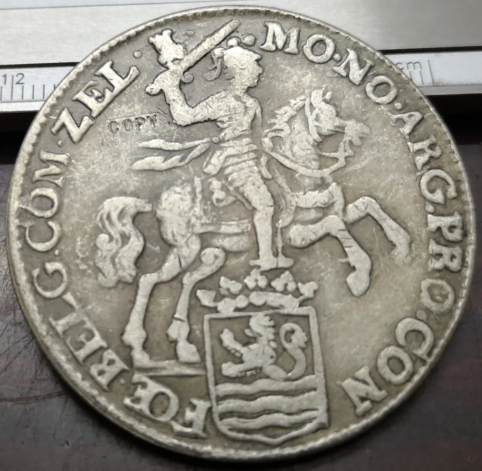 1774 монета Ducaton Copy (Zeeland) 1|coin|coin coinscoin copy |