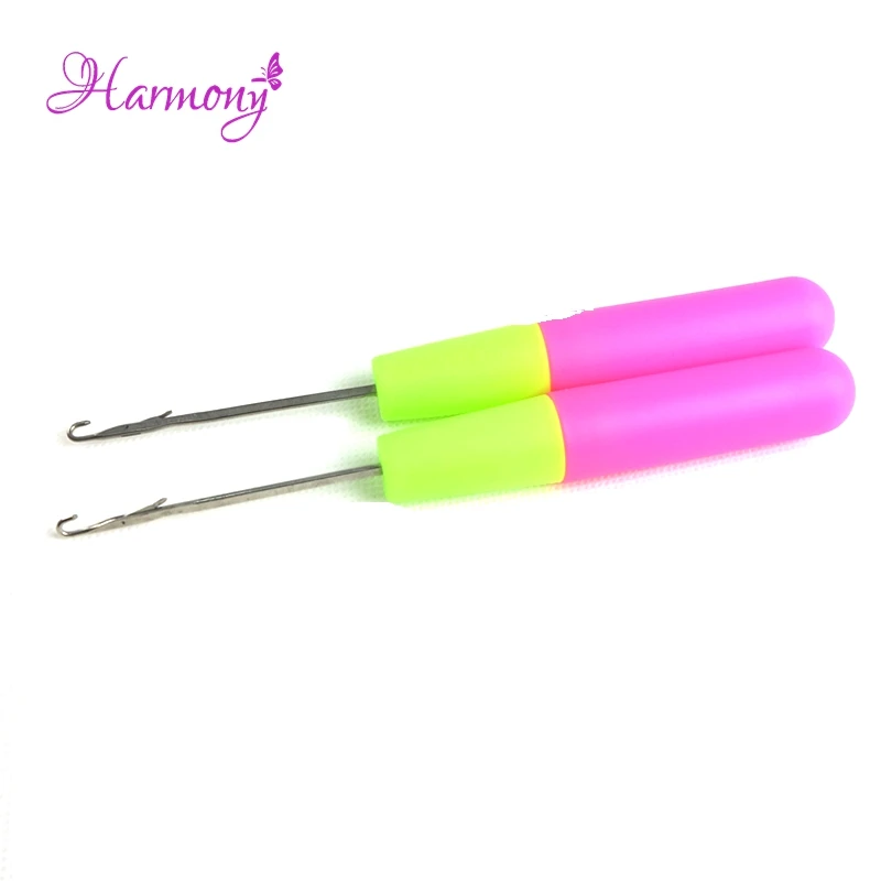 5pcs/lot 15.5cm Plastic Crochet Hook for Hair/Micro Braid Needle