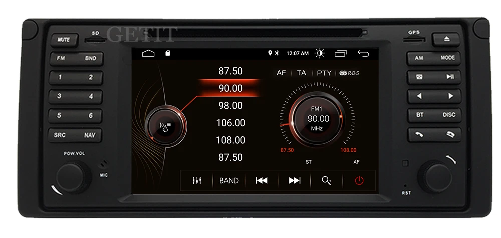 Flash Deal Original UI 1 din Android 9.0 Car DVD player for bmw E38 E39 With GPS Bluetooth Radio Steering wheel control Free Camera map 18