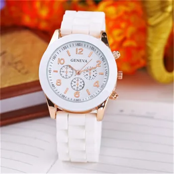 

Luxury Brand Silicone quartz watch women men ladies fashion bracelt wrist watch wristwatch relogio feminino masculino Clock