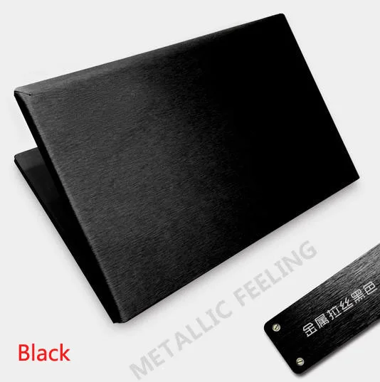 KH Специальный ноутбука матовый блеск Стикеры кожного Покрова гвардии протектор для DELL Latitude E5500 15,6" - Цвет: Black Brushed