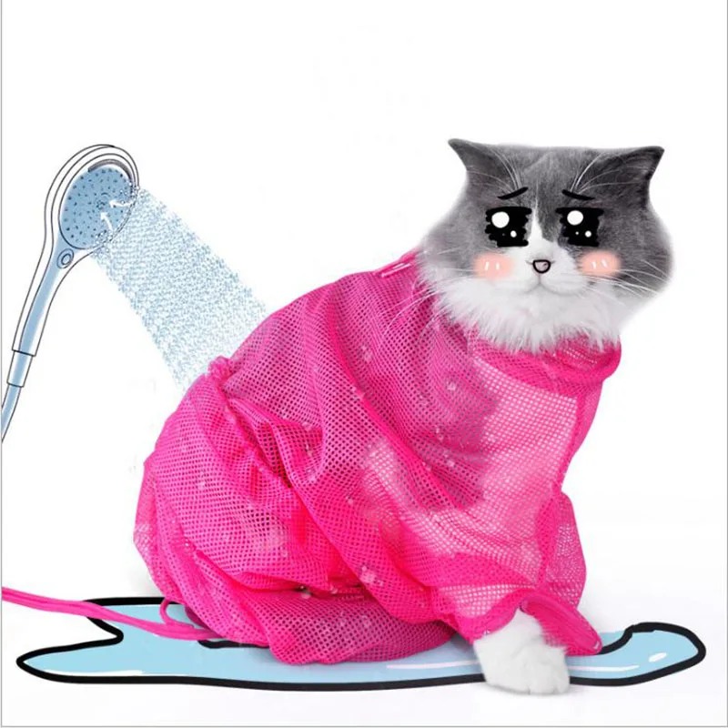 Купальный мешок для кошки и кошек SUPREPEMesh сумки ухода за кошками сумка чистки не