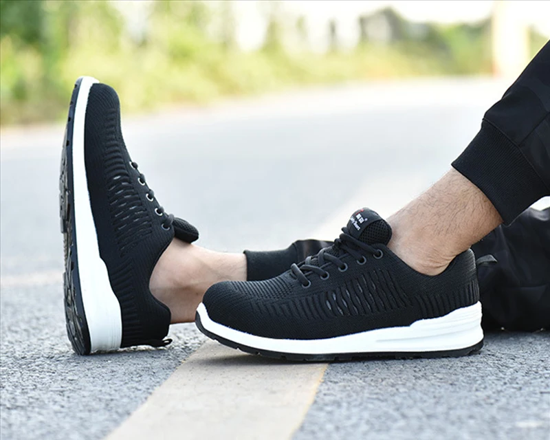 New-exhibition-Flying-mesh-Breathable-Steel-Toe-Cap-Safety-Shoes-Men-anti-pierce-Injection-bottom-work-Safety-boots-2019-Sneaker (17)