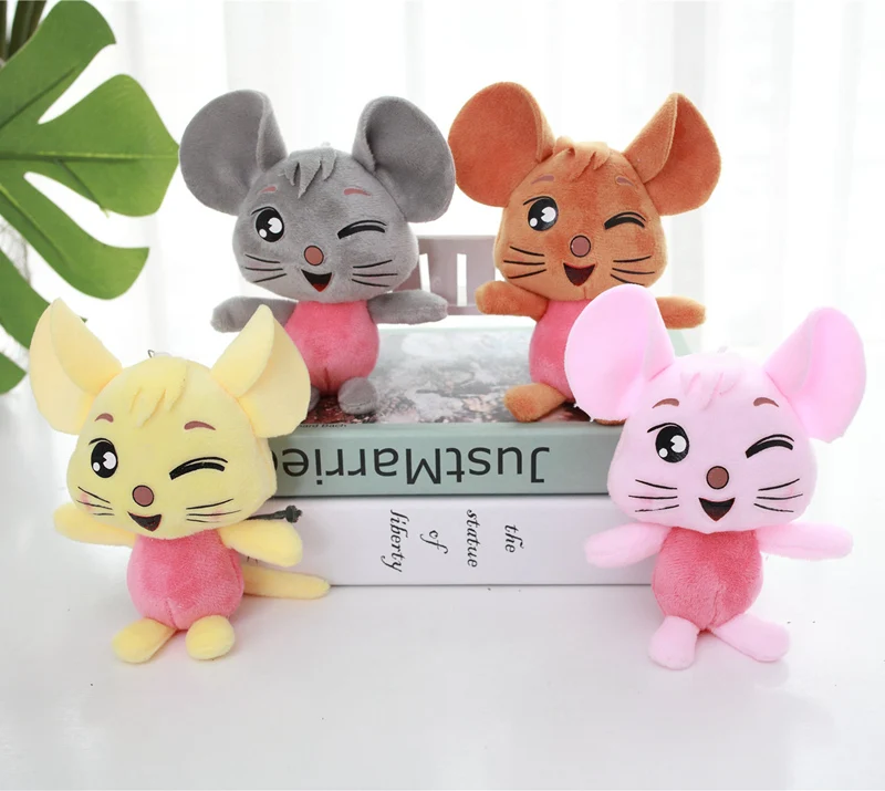 106.91руб. 10% СКИДКА|1 шт. 12 см Милая мышка плюшевые игрушки мягкие животные мини мышь сумка кулон плюшевый брелок в виде кукол для детей Подарки для девочек-in Мягкие и плюшевые животные from Игрушки и хобби on AliExpress 