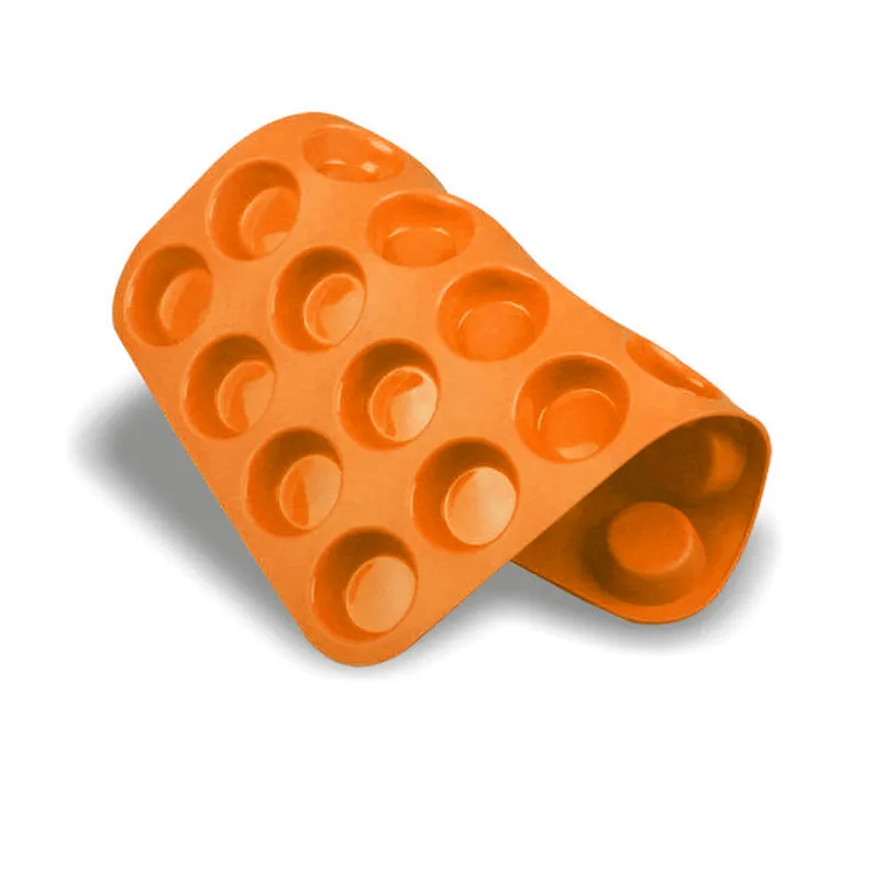 24 Cavity DIY cake moulds and tools Mini Muffin Silicone Cookies Cupcake Bakeware Pan Tray Moulds kitchen tools #3n16 (1)