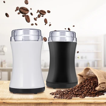 

Household Semiautomatic Electric Coffee Grinder Stainless Steel Blade 300W Low Noise Beans Spices Nut Seed Coffee Bean Grind