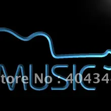 LB528-музыка гитары Дисплей бар живая Паб Свет Войти