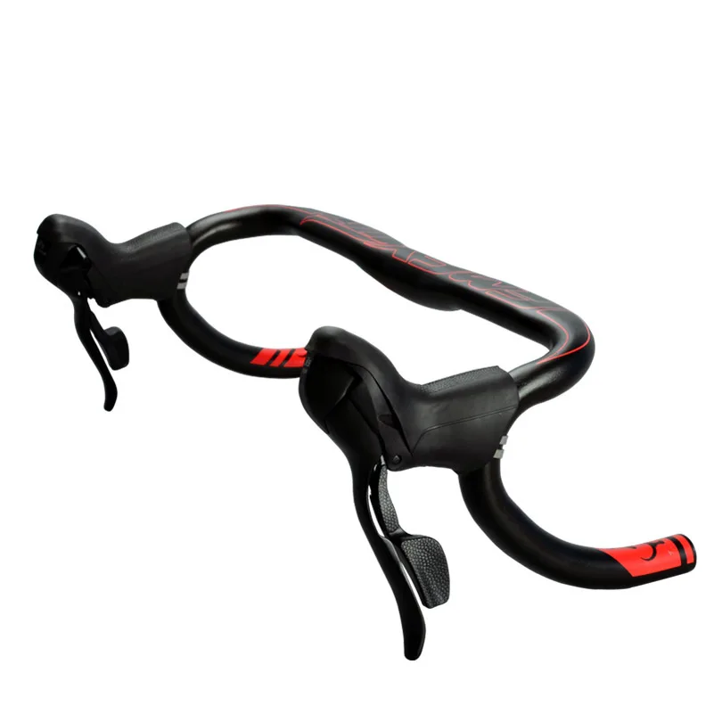 

Road bike brake lever shift 2 in 1 handle 7 8 9 10 11 speed shift lever curved handlebar for shimano gearbox system