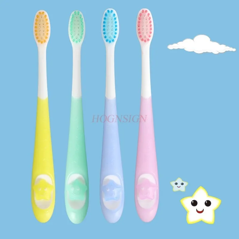 4 sticks children's toothbrush soft hair 3 4 5 6 12 years old child