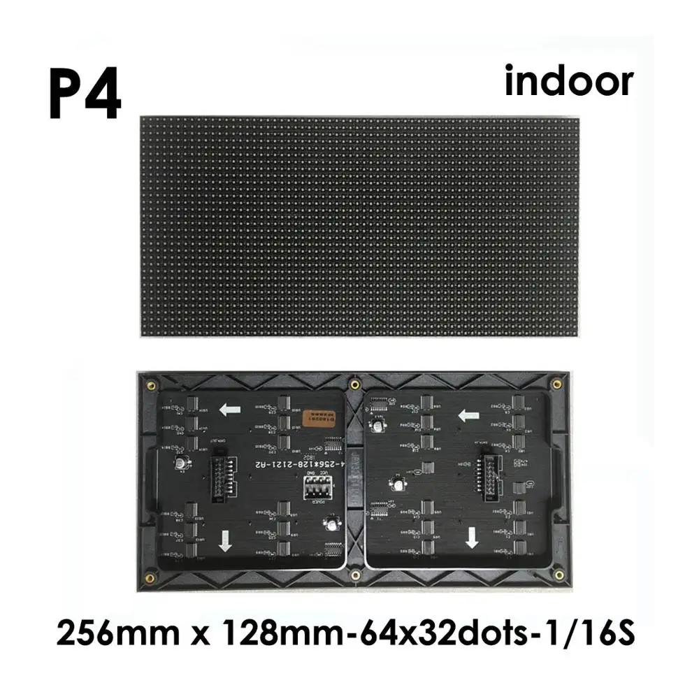 Бесплатная доставка светодиодный модуль p4 ICN2037 ICN2028 DP5020 SMD16126 шаг пикселя 4 мм