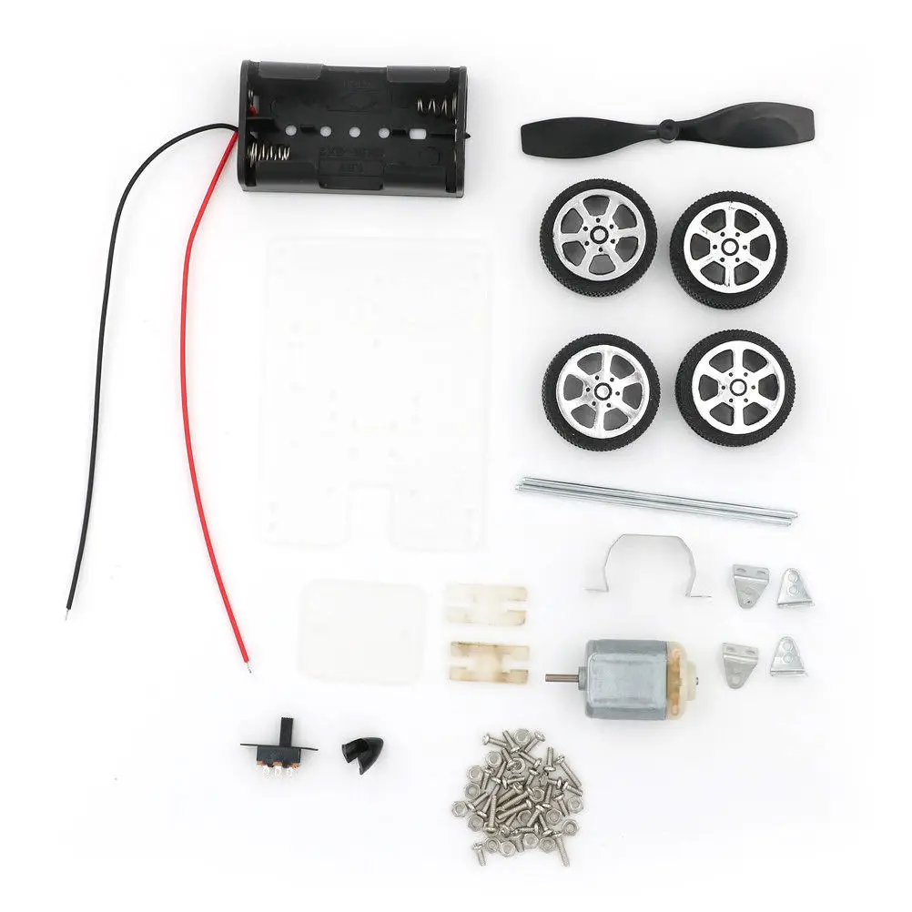 1 Set Child Mini Wind Car Model Building Educational Toy DIY 130 Brush Motor Arduino Robot Car 1 Set Child Mini Wind Car Model Building Educational Toy DIY 130 Brush Motor Arduino Robot Car